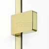 NEW TRENDY Parawan nawannowy Eventa Gold Shine, jednoelementowy, wspornik prostopadły 70x150 EXK-4894-WP